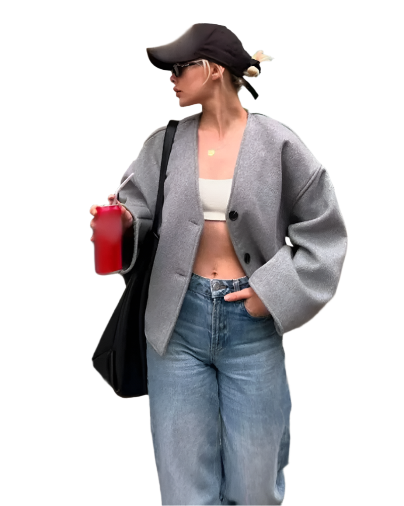 ModeGeist | Luxus Blazerjack mit Faux Fur für Damen