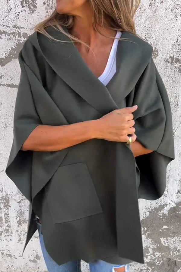 ModeGeist | Übergroßer Losvallender Cape Mantel Damen