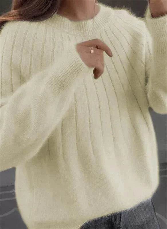 ModeGeist | Sweater - Flauschiger Cashmere Strickpullover