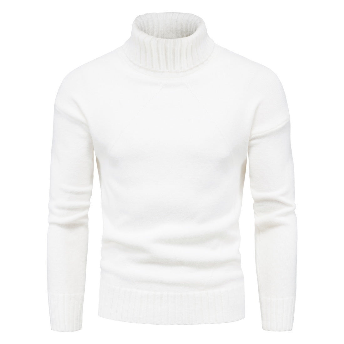 Damen Hochwertiger Rollkragenpullover mit luxuriösem Strickmuster ModeGeist