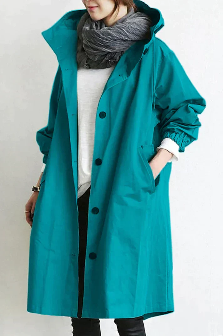 Antonia: Trenchcoat with Hood