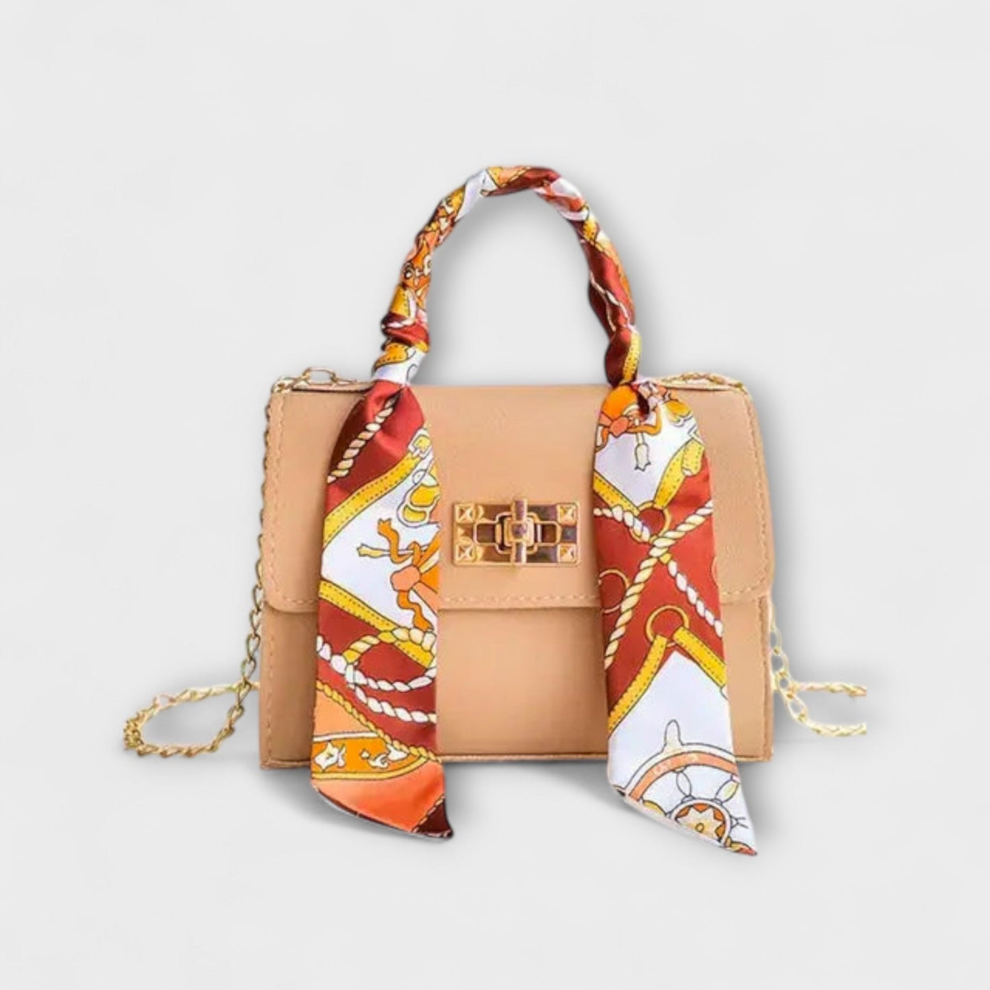 MODEGEIST Damen Handtasche Strukturiert Elegant Abnehmbare Kette