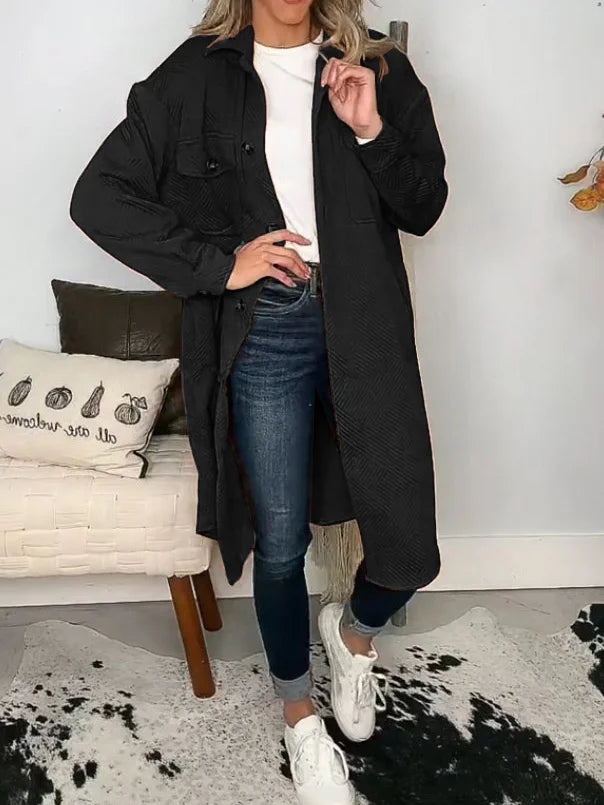 ModeGeist | Lässige Lange Jacke Für Damen