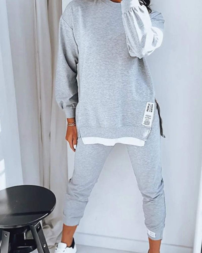 ModeGeist | Sweater und Hose Zweiteiler Set