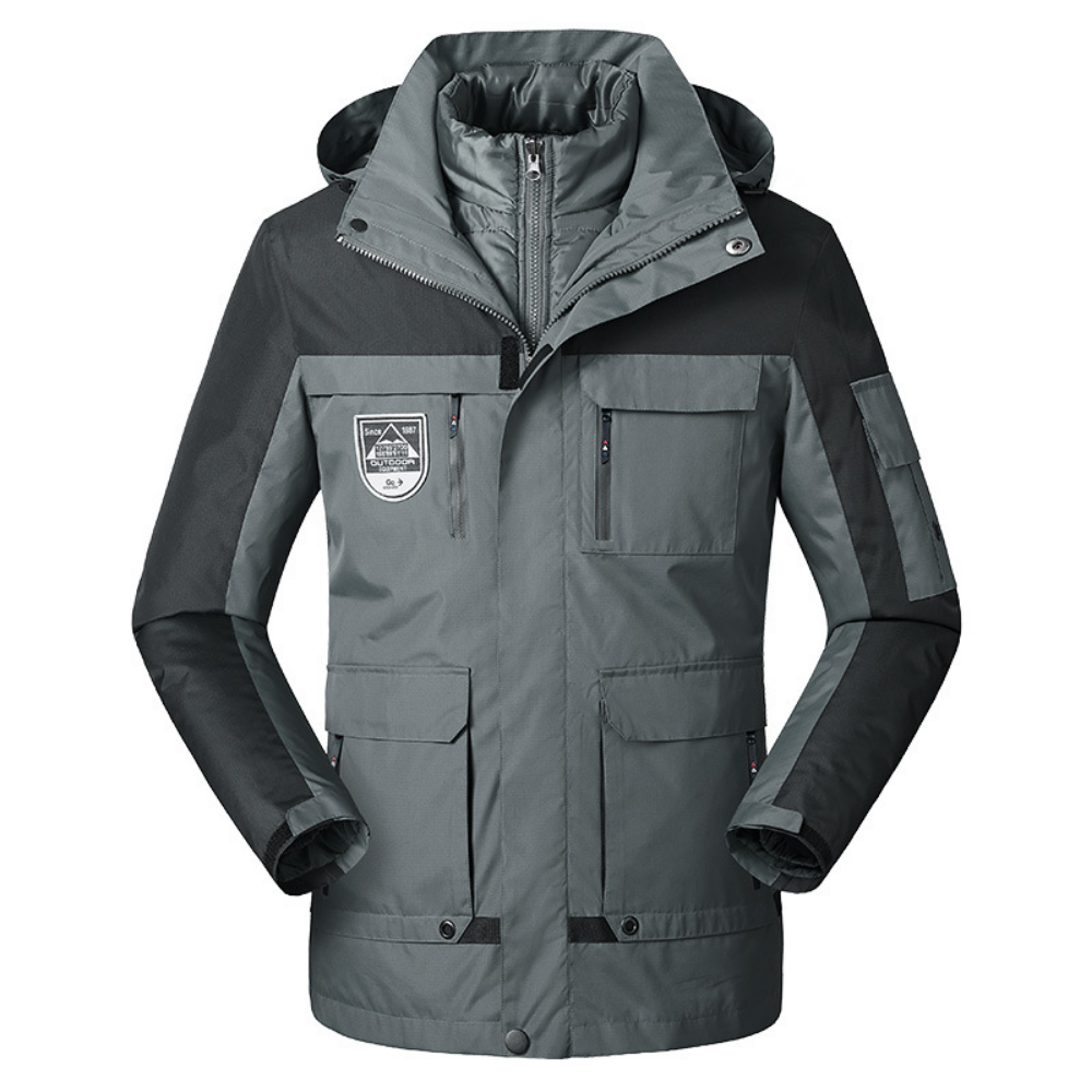 ModeGeist | Gestepptes Double-Jacket - Veil