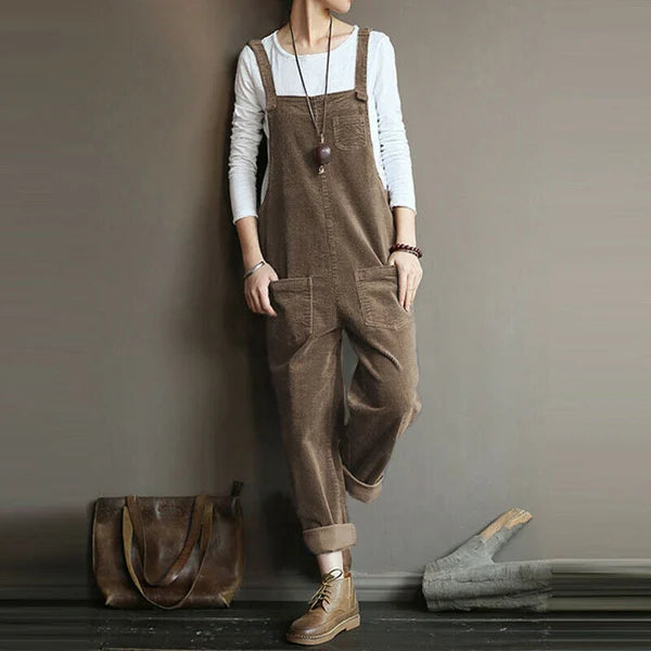 Eliza: Entspannter Cord-Overall