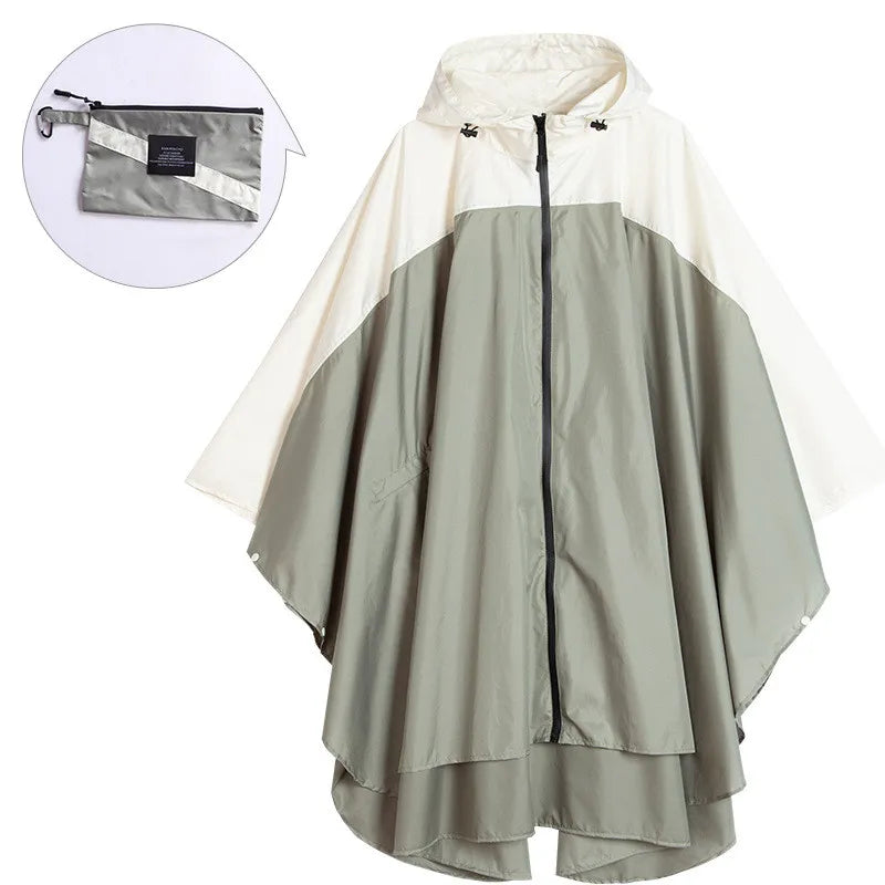 ModeGeist | Wasserdichter Unisex-Poncho mit Kapuze