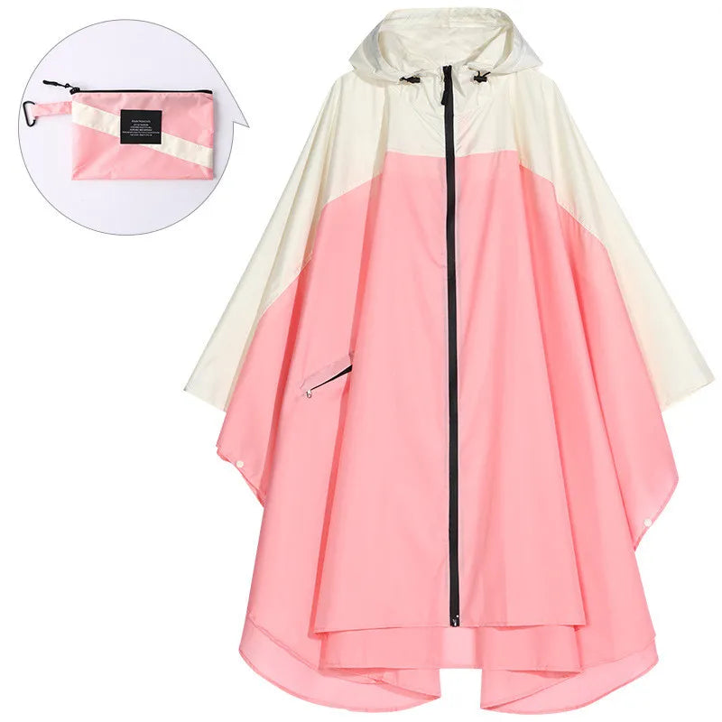 ModeGeist | Wasserdichter Unisex-Poncho mit Kapuze