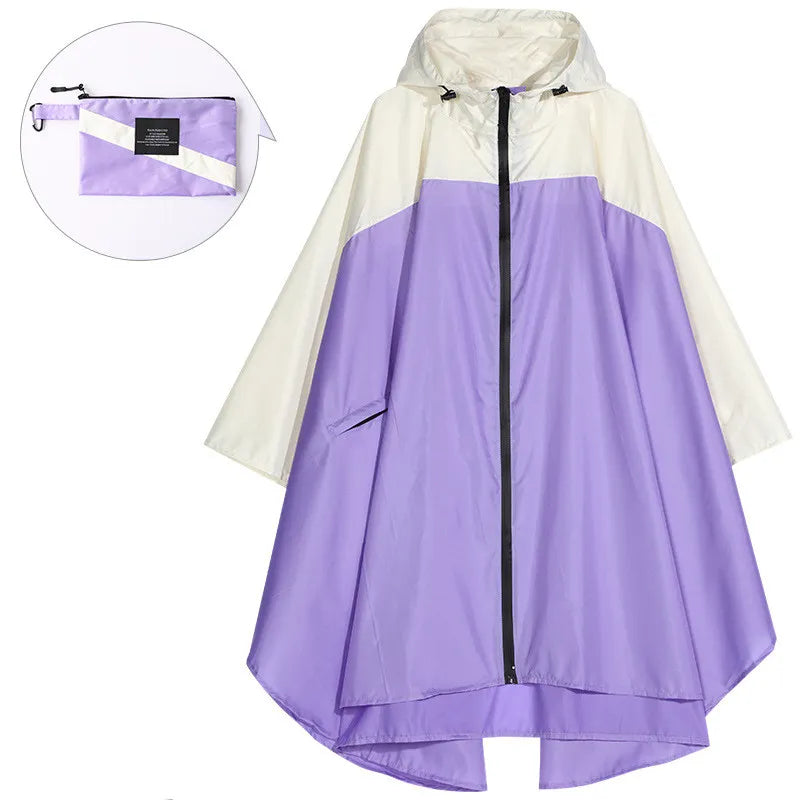 ModeGeist | Tragbare Unisex wasserdichte Poncho mit Kapuze