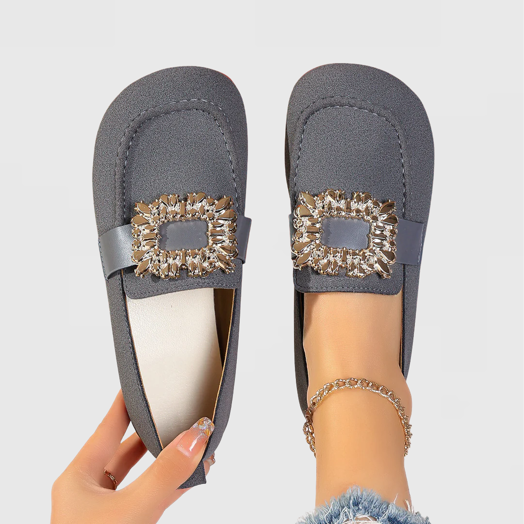 MODEGEIST Damen Orthopädische Loafer Ergonomisch Slip-On Komfort
