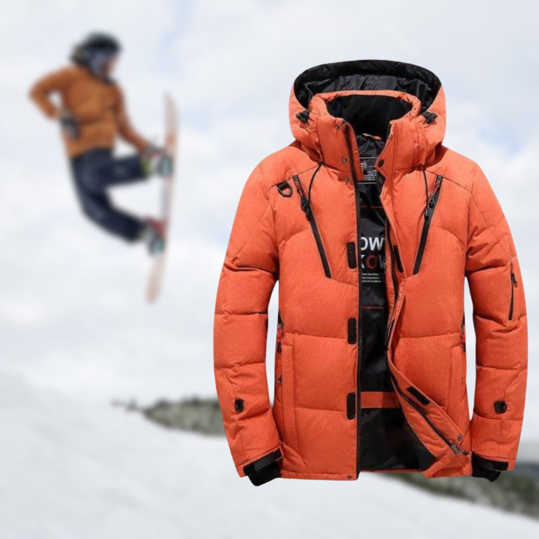 ModeGeist | Parka Hochwertige Winterjacke für Herren mit Abnehmbarer Kapuze.