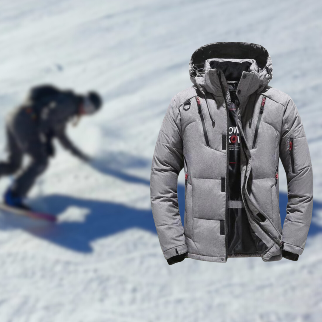 ModeGeist | Parka Hochwertige Winterjacke für Herren mit Abnehmbarer Kapuze.