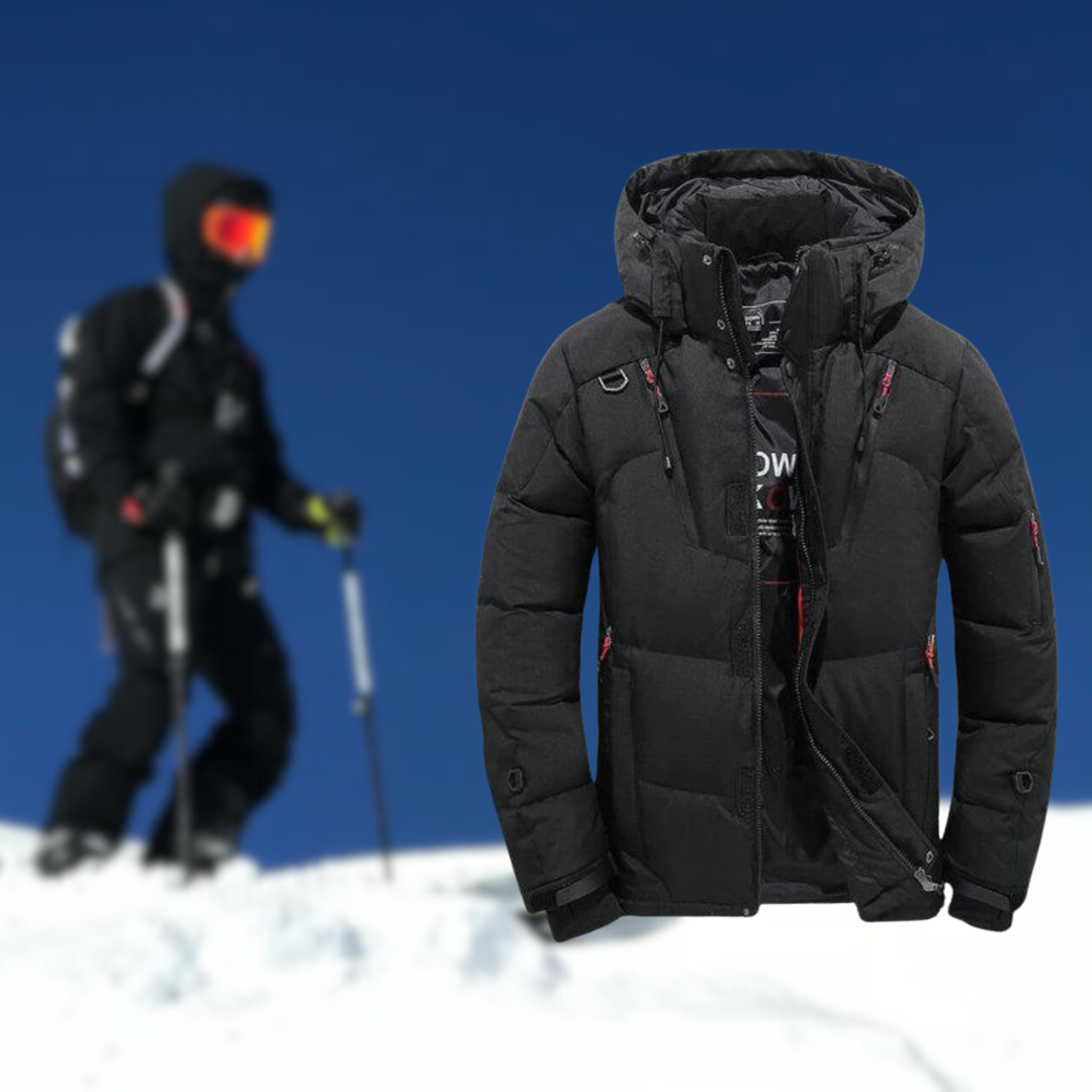 ModeGeist | Parka Hochwertige Winterjacke für Herren mit Abnehmbarer Kapuze.