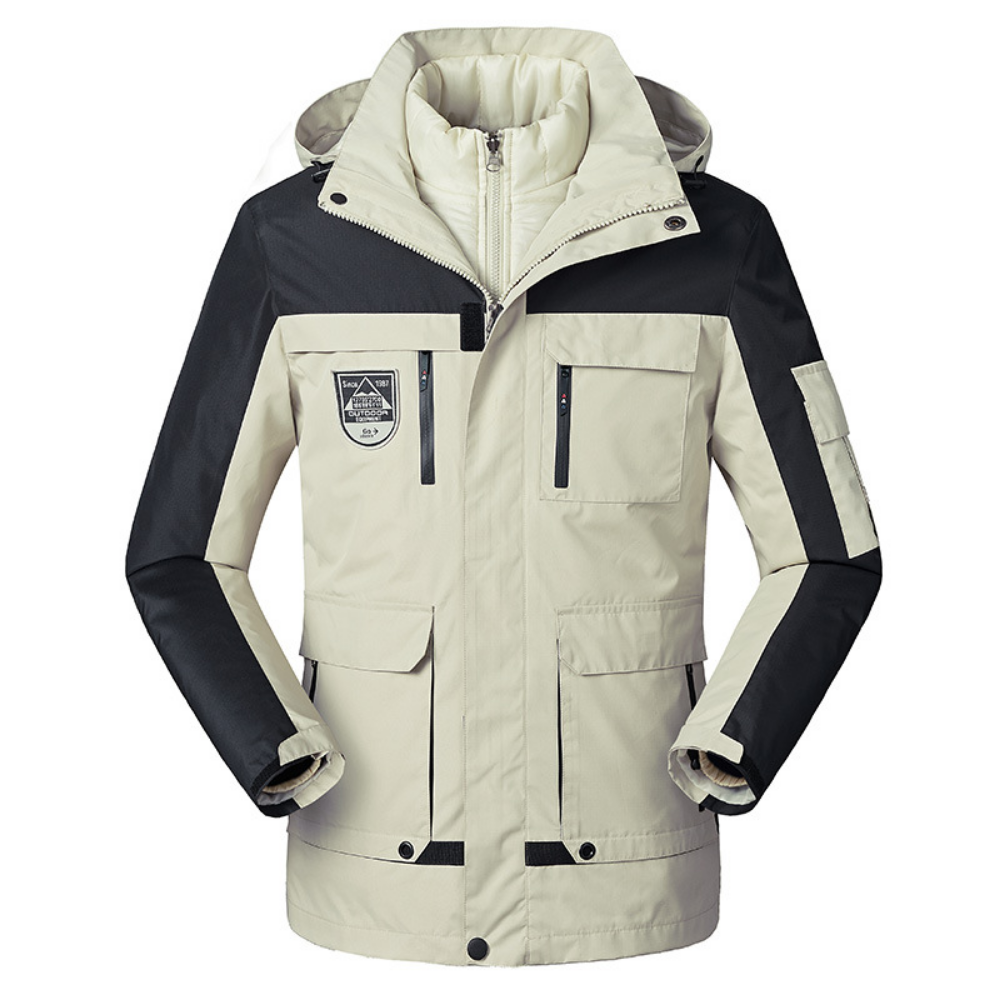 ModeGeist | Gestepptes Double-Jacket - Veil