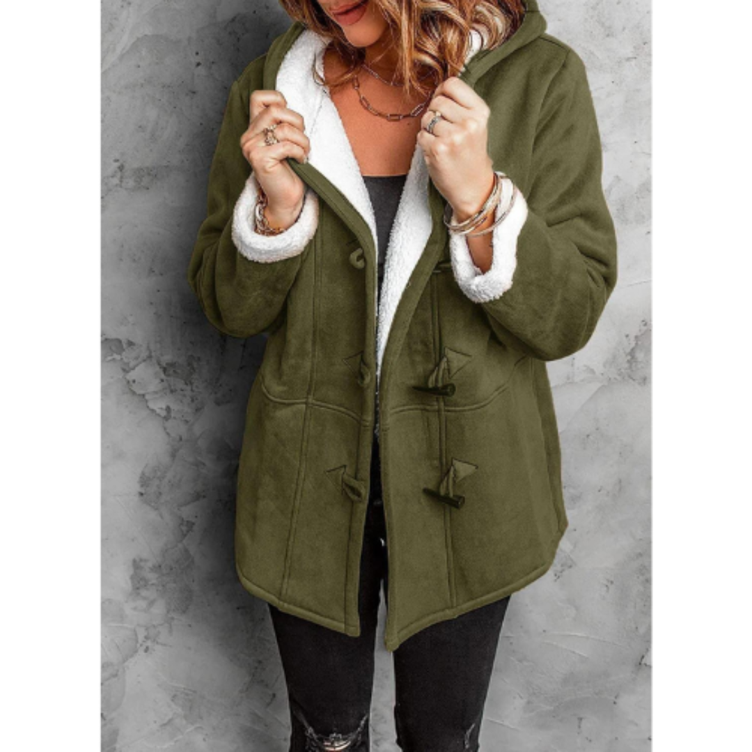 ModeGeist | Damen Warme Kapuze Jacke - Winter