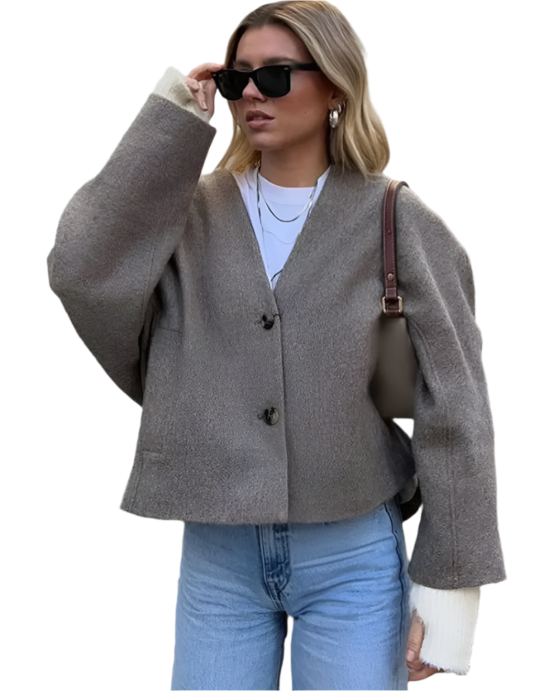 ModeGeist | Luxus Blazerjack mit Faux Fur für Damen
