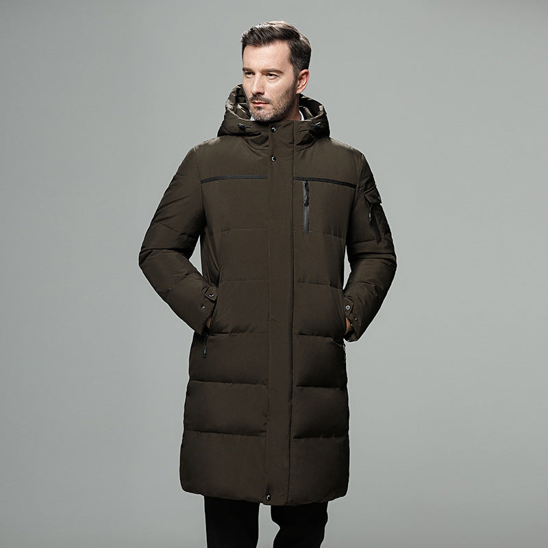 ModeGeist | Gefütterte Herrenjacke mit abnehmbarer Kapuze