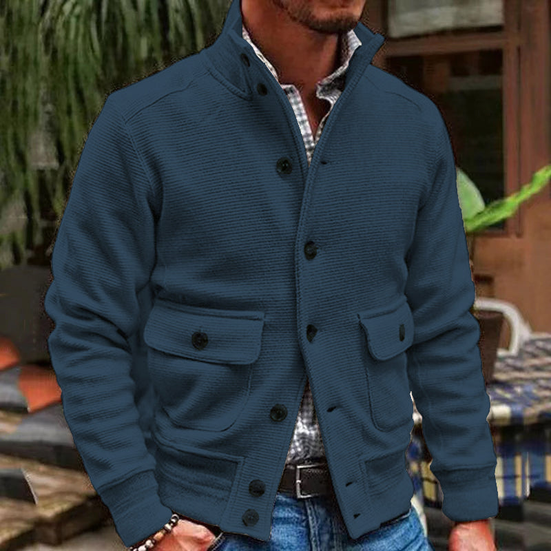 Koviel Strickjacke im Cargo-Stil