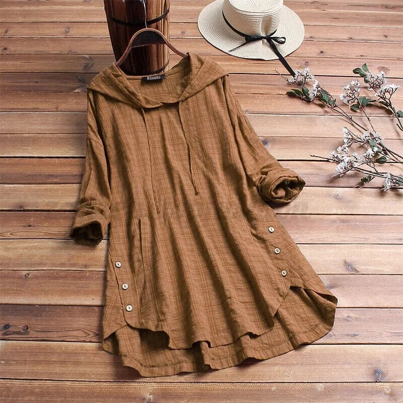 MELITTA Kapuzen-Tunika-Sweatshirt
