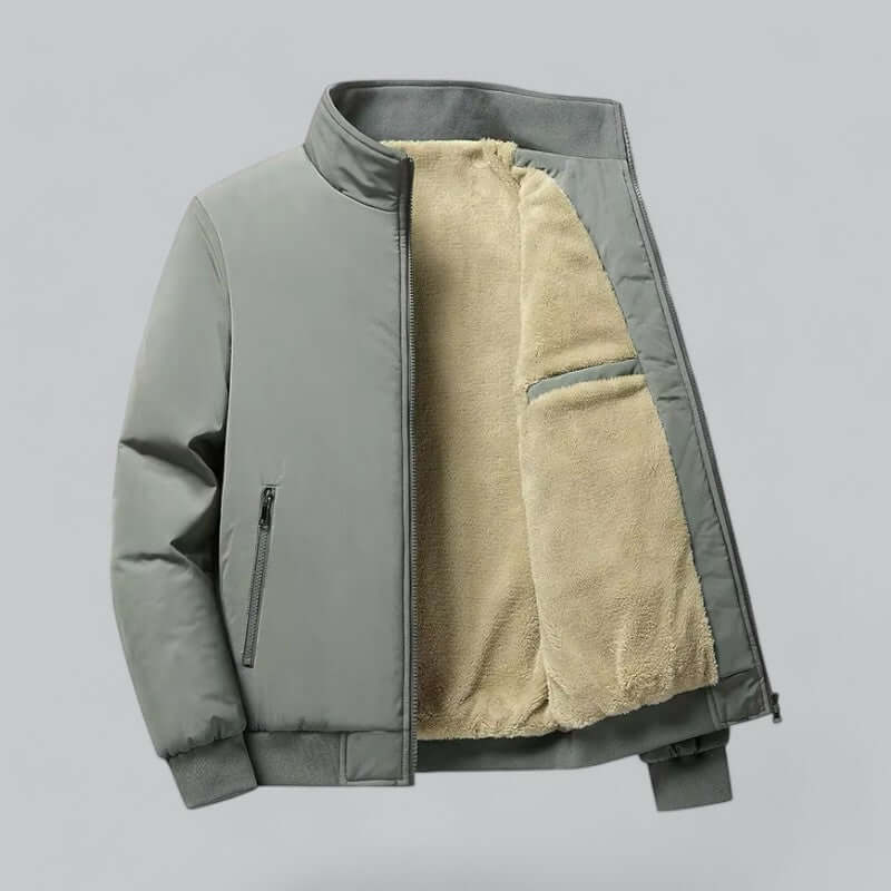 ModeGeist | Herren Wasserabweisende Fleece Winterjacke