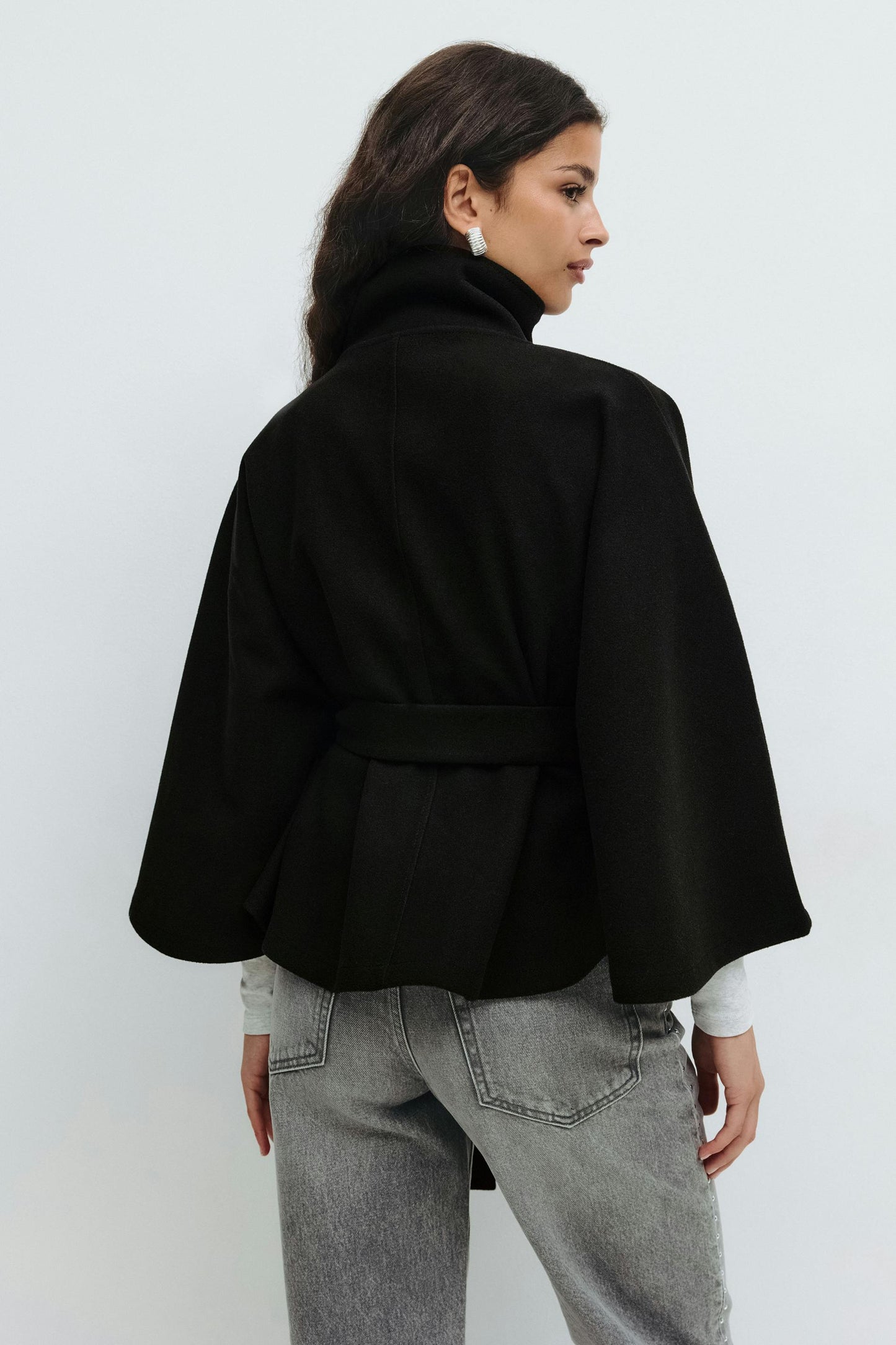 ModeGeist | Übergröße Damen Manteljacke mit Gürtel