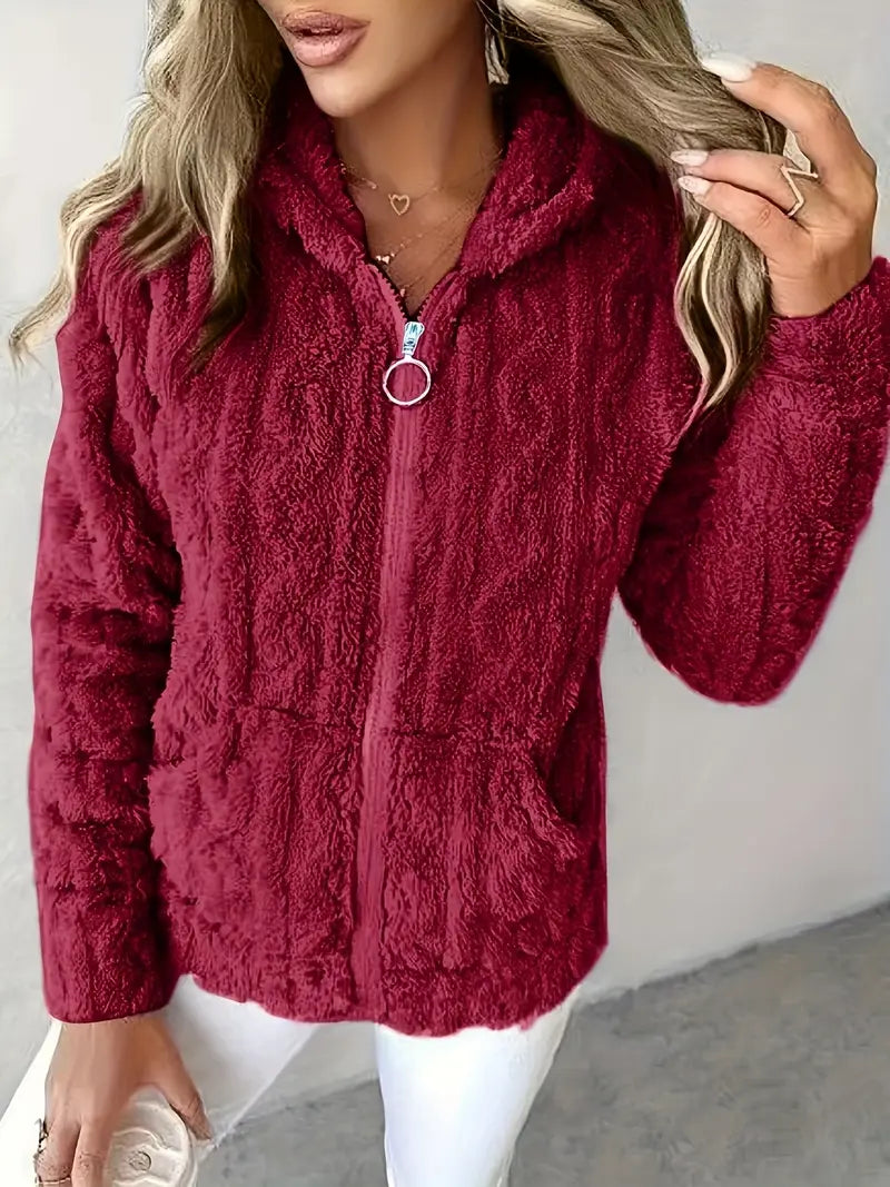 ModeGeist | Langarm Kapuzenpullover mit Reißverschluss