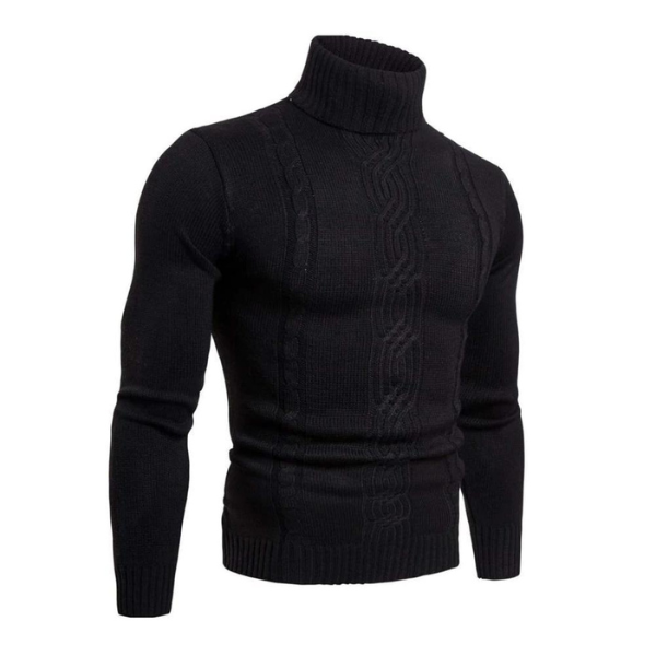 ModeGeist | Warmer Strickpullover mit Rollkragen