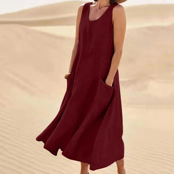 MODEGEIST Damen Alltagskleid Klassisches Design Vielseitiger Stil