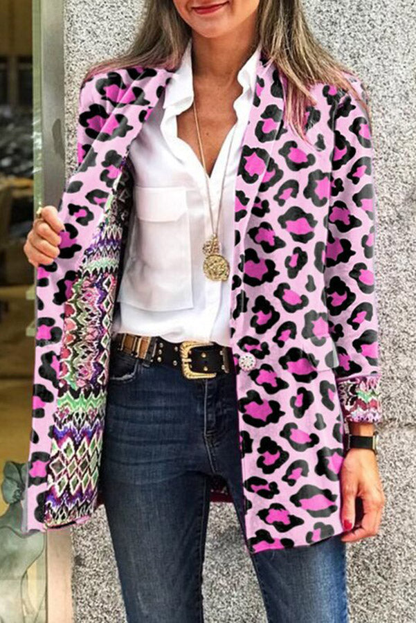 ModeGeist | Für Eternity Wende Retro Druck Blazer