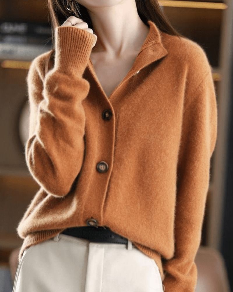 ModeGeist | Gestrickte Strickjacke