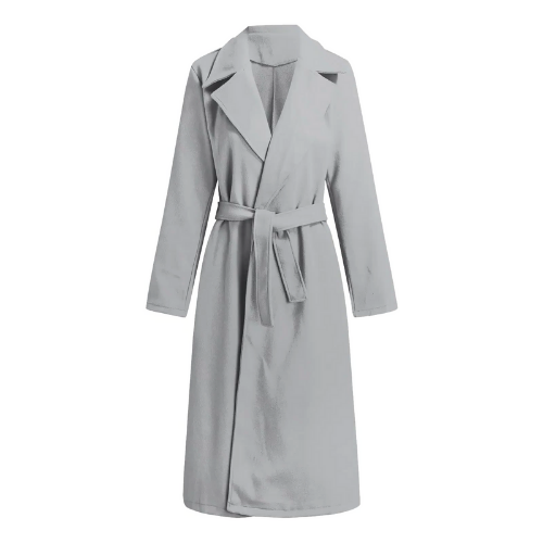 ModeGeist | langer Wickelmantel - stilvolle Winteroberbekleidung für Damen