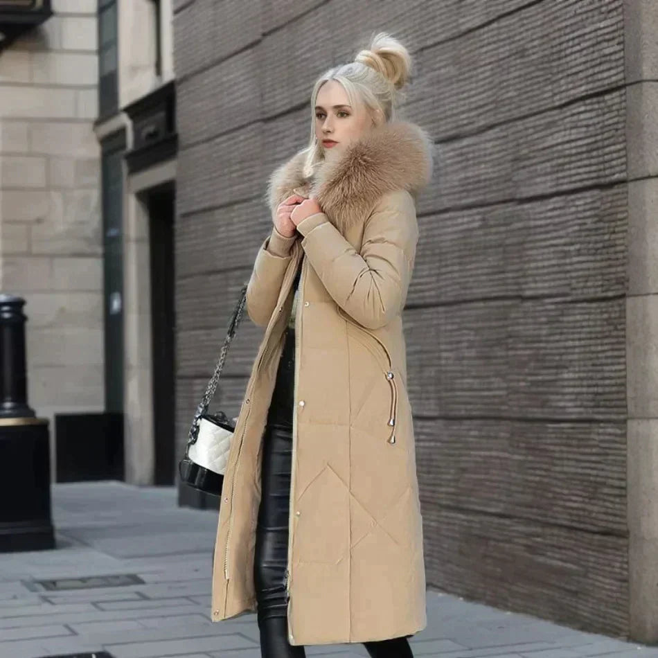 ModeGeist | Fell Trenchcoat Weiß Schick und Warm