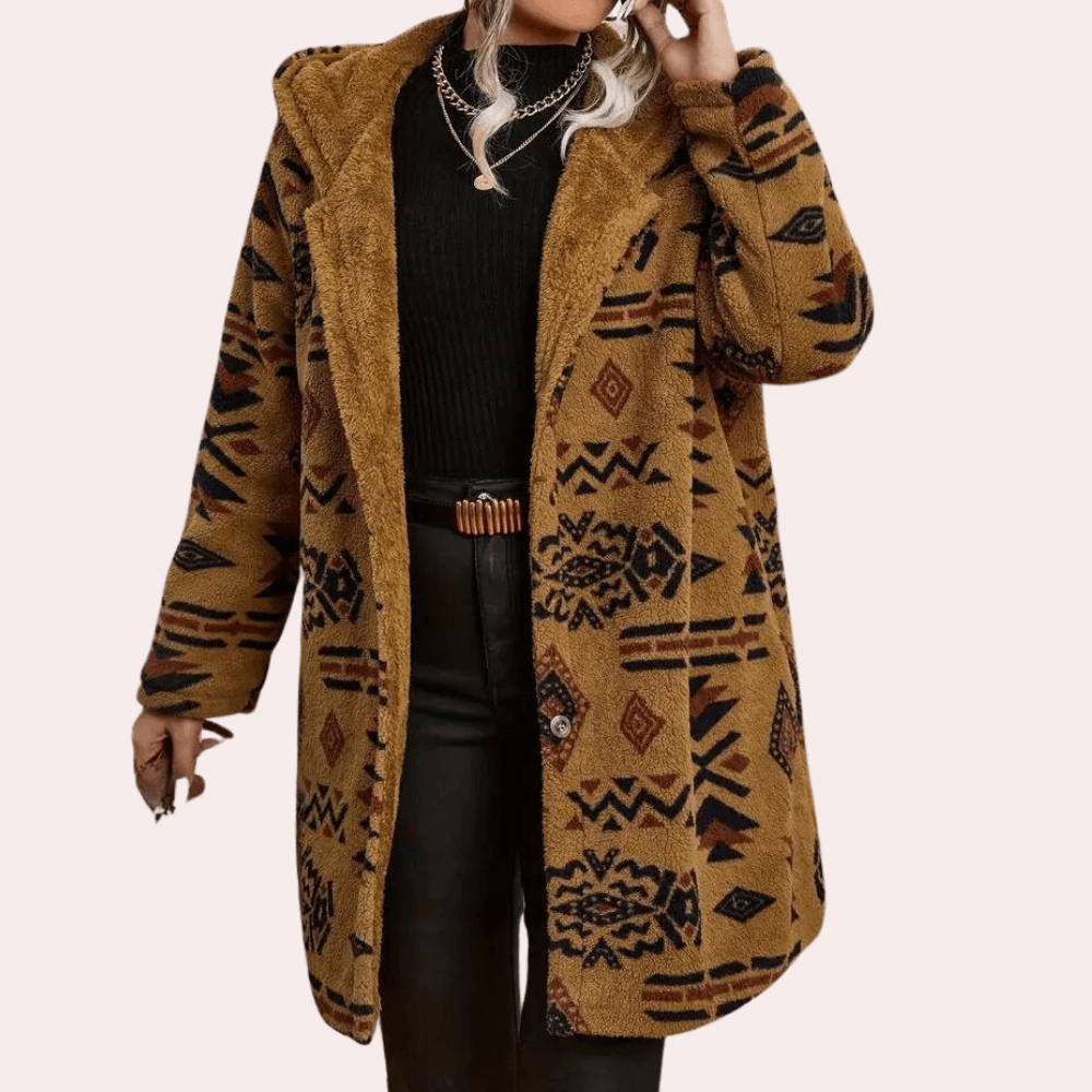 ModeGeist | Damen Winterjacke mit Kapuze