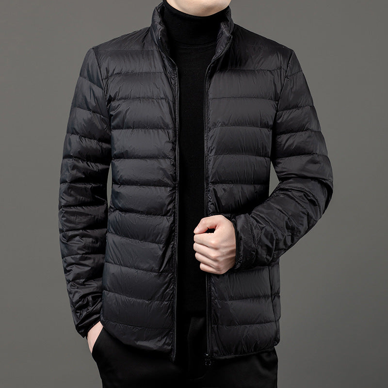 ModeGeist | Gep pufftes leichtgewicht Herrenjacke mit Reißverschluss
