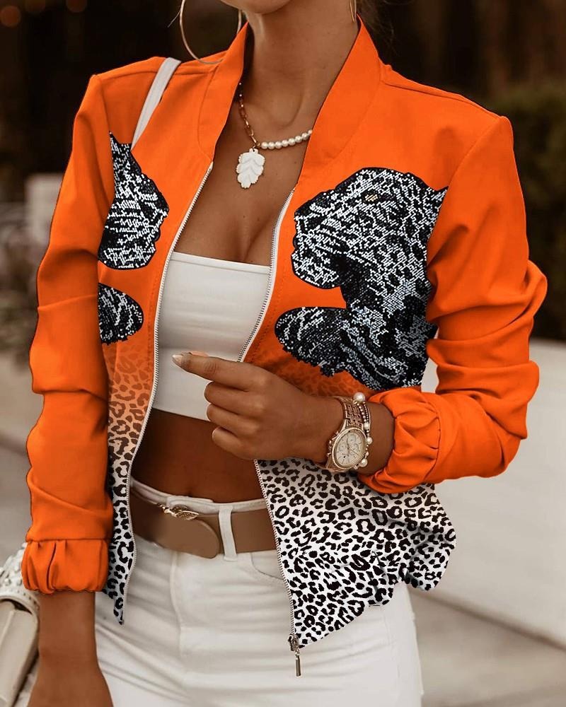 Permelia: Modische Jacke mit Zipper