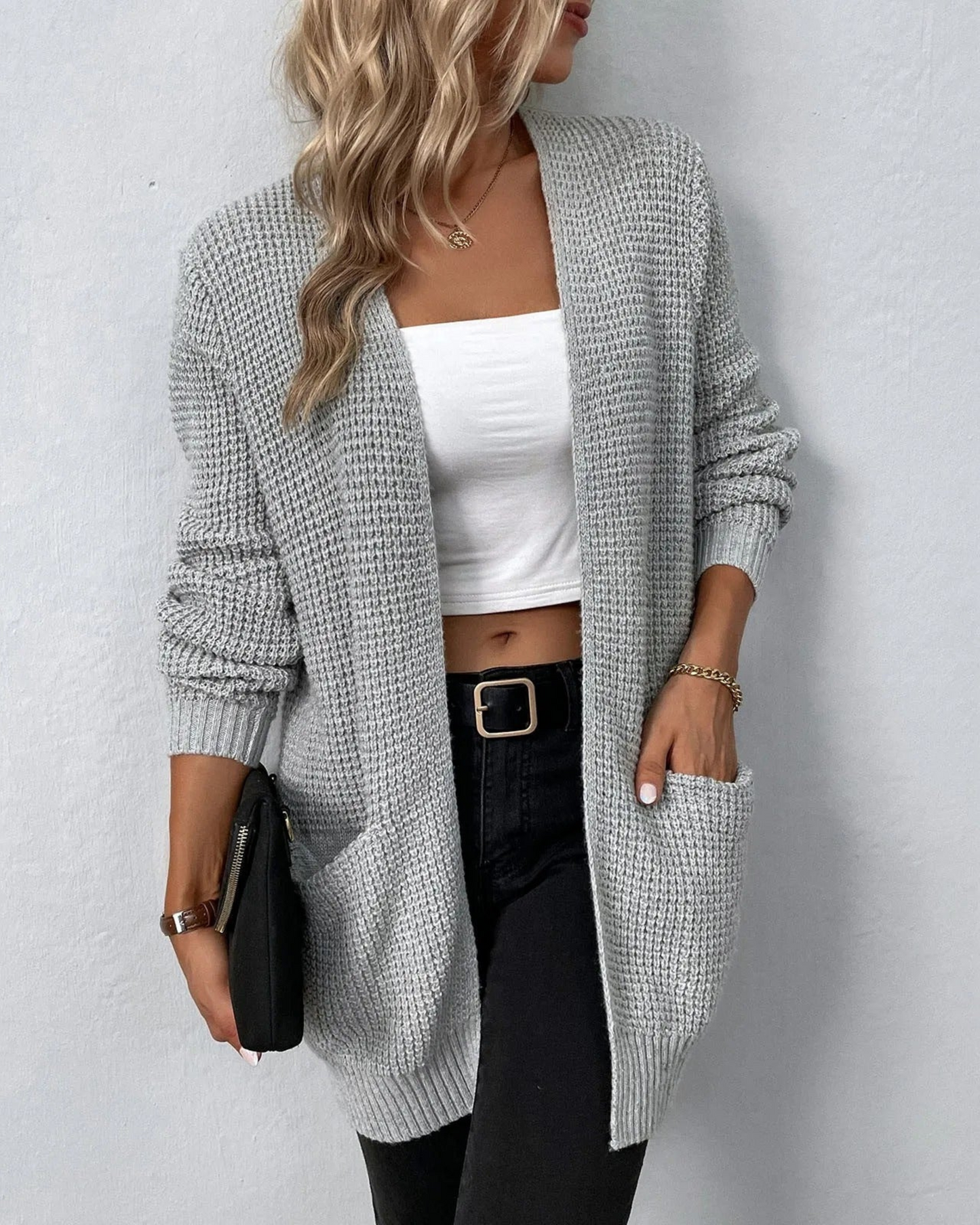 ModeGeist | Stilvoller Langer Cardigan