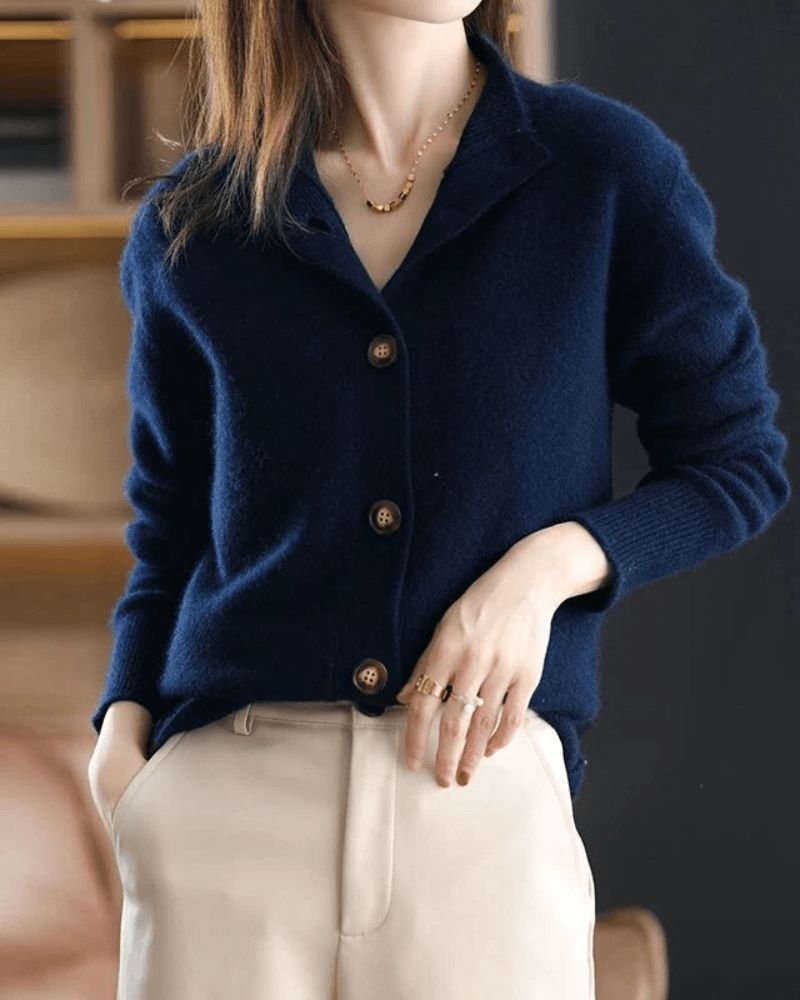 ModeGeist | Gestrickte Strickjacke