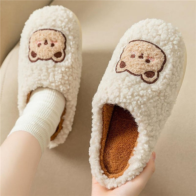 ModeGeist | Bequeme Damen Hausschuhe mit Tiermuster