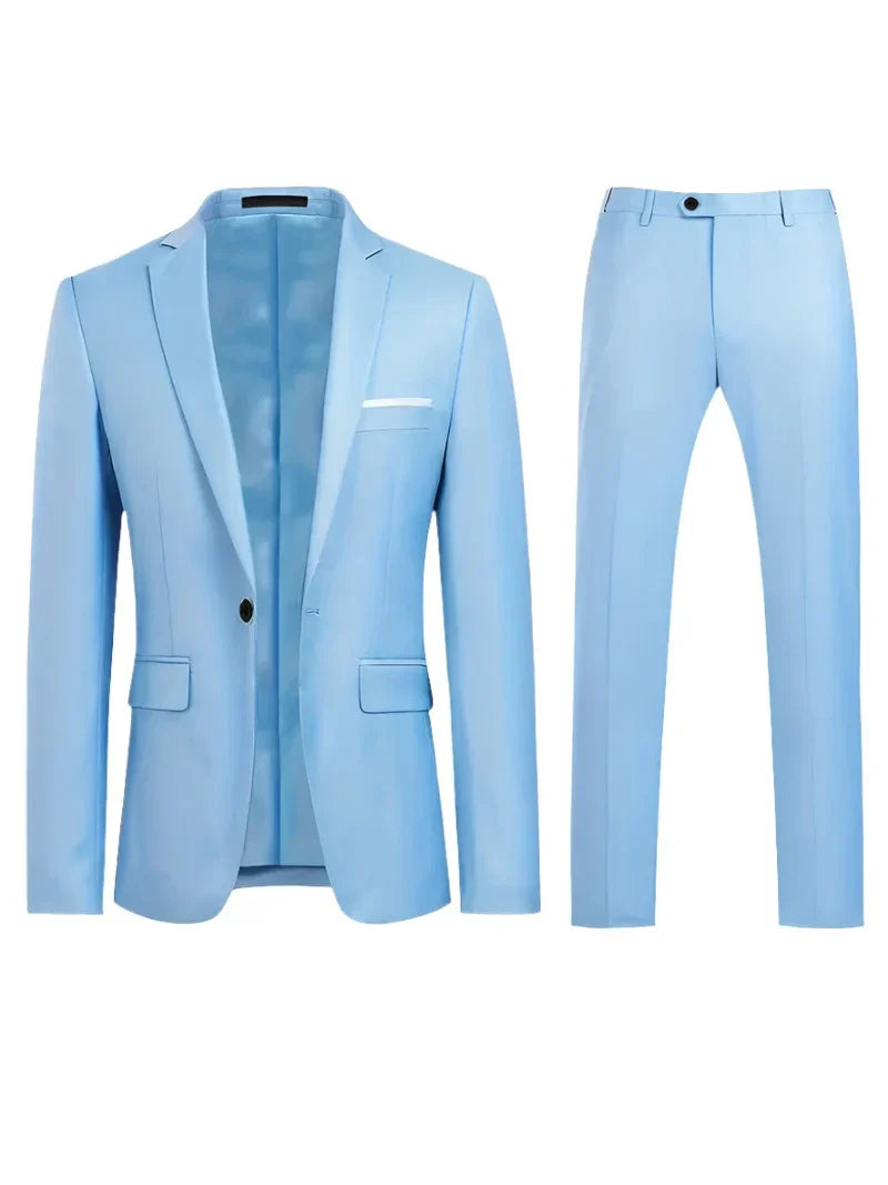 Klassischer, stilvoller Herrenanzug (Blazer und Hose) in zwei Teilen