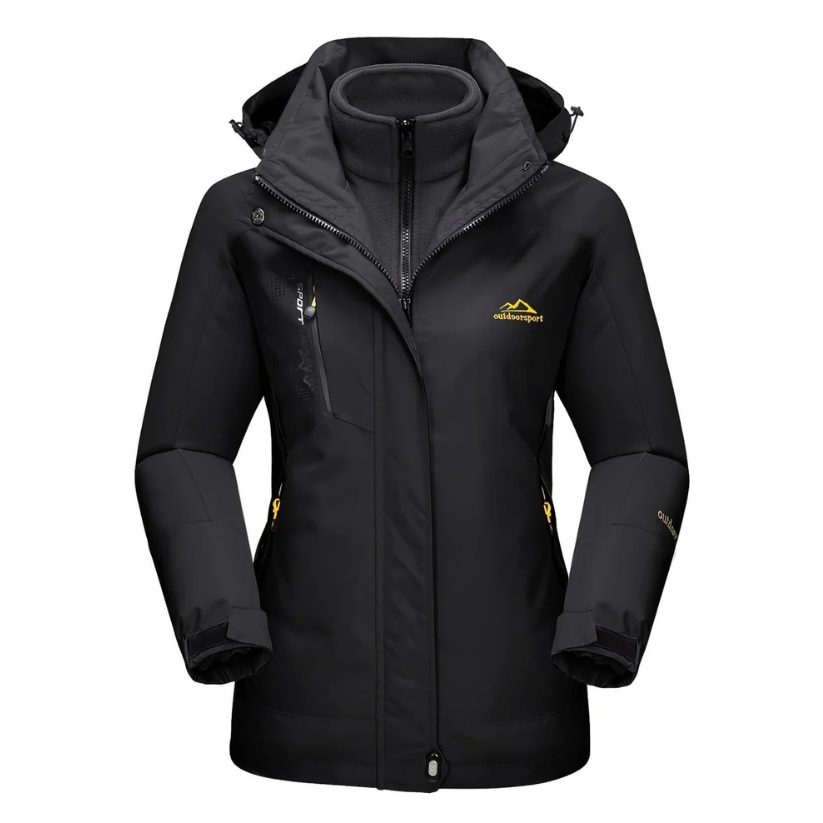 MILLICENT: Wasserdichte Jacke mit 3 Funktionen