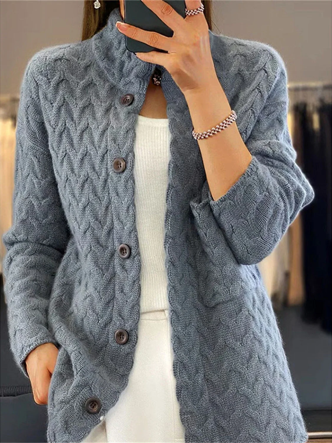 ModeGeist | Damen Cardigan Elegant und Lässig Komfort und Eleganz Im Alltag