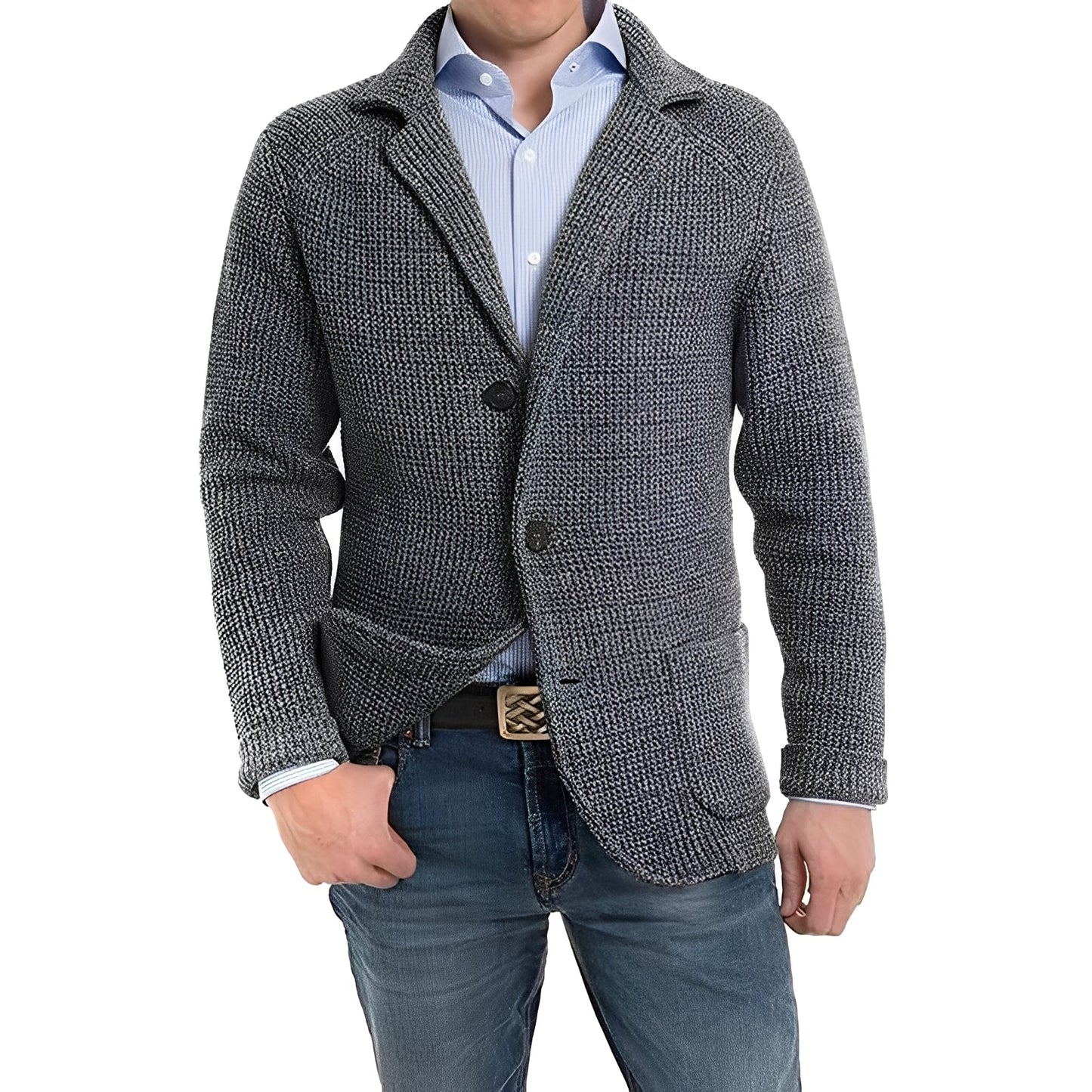 ModeGeist | Elegante Jacke mit Klapptaschen für Männer