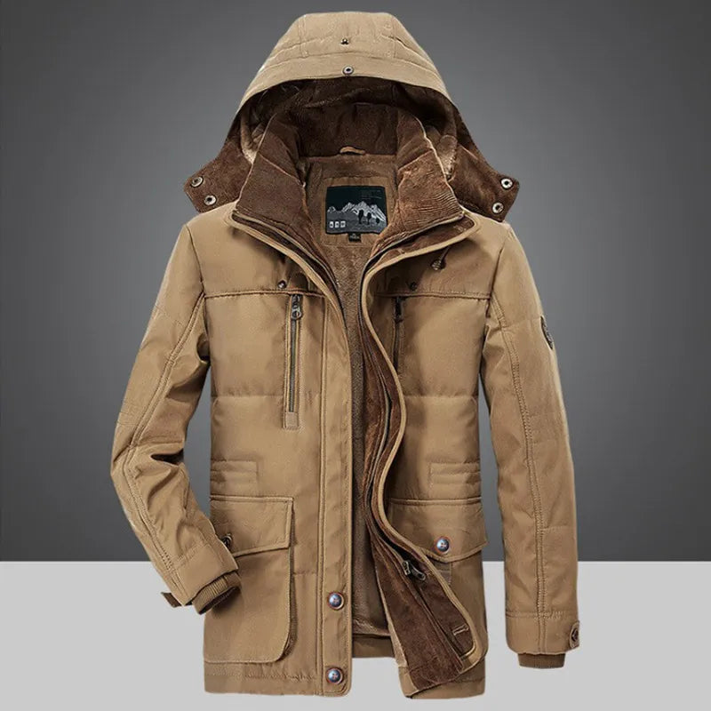 ModeGeist | Robuster Isolierter Wintermantel mit Kapuze"