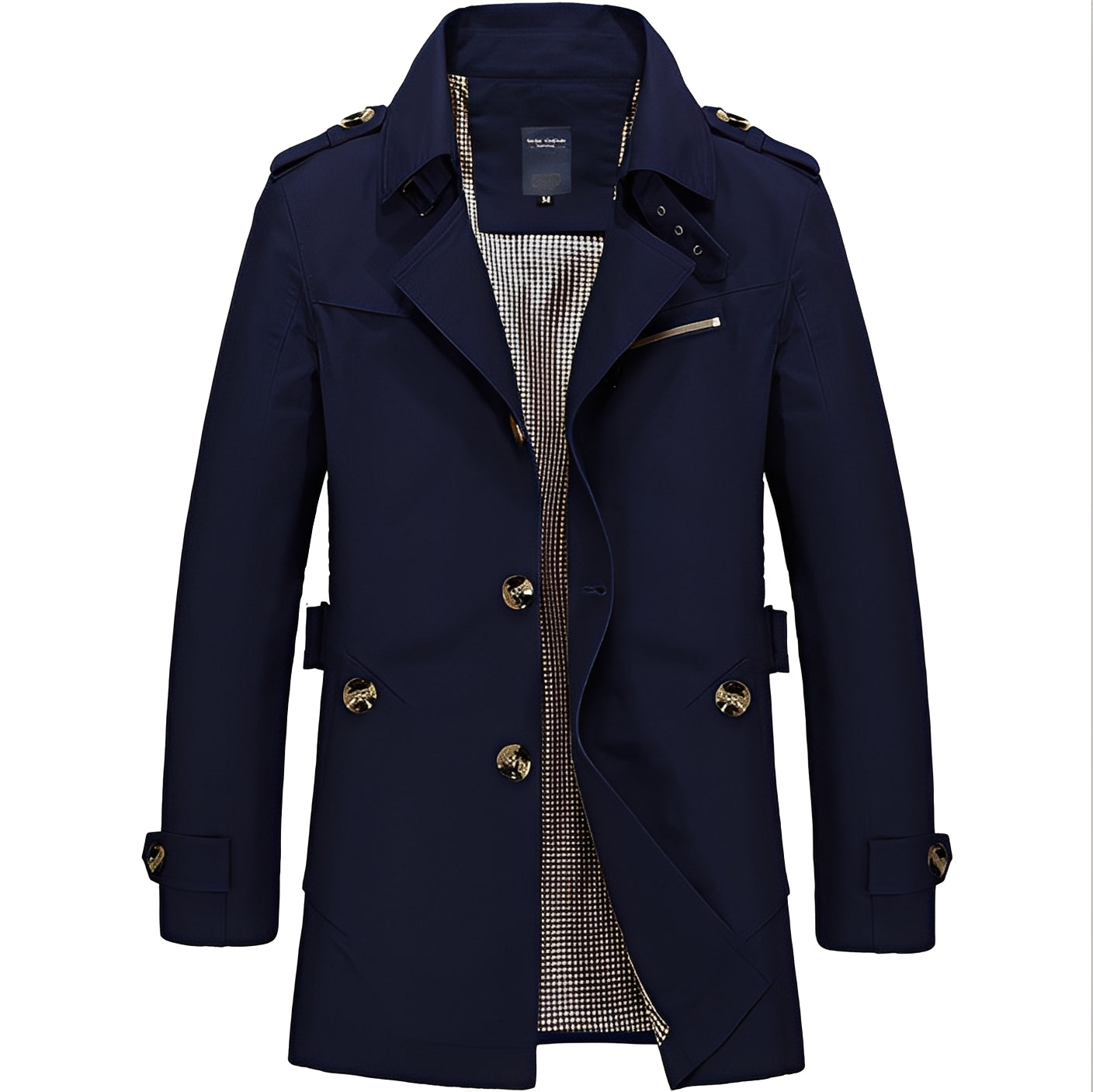 ModeGeist | Lässige Mid-Länge Windjacke für Männer