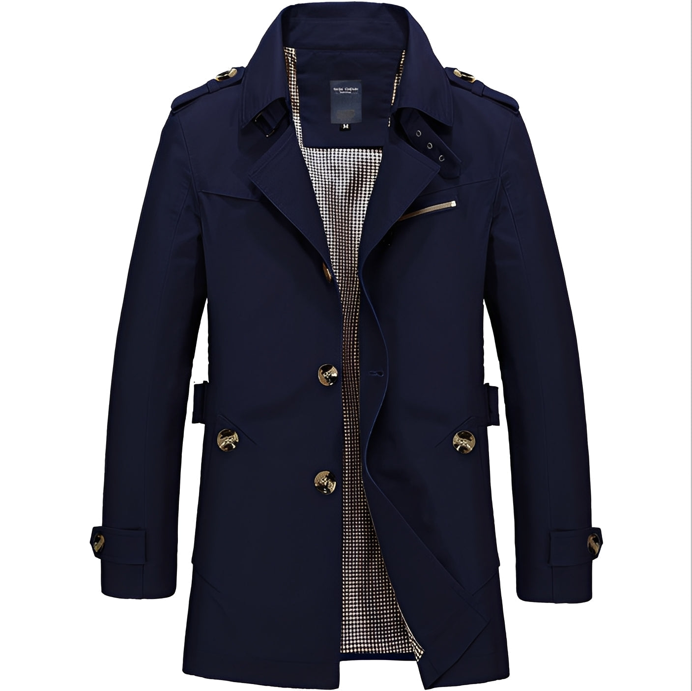 ModeGeist | Eleganter Windbreaker Trenchcoat für Männer