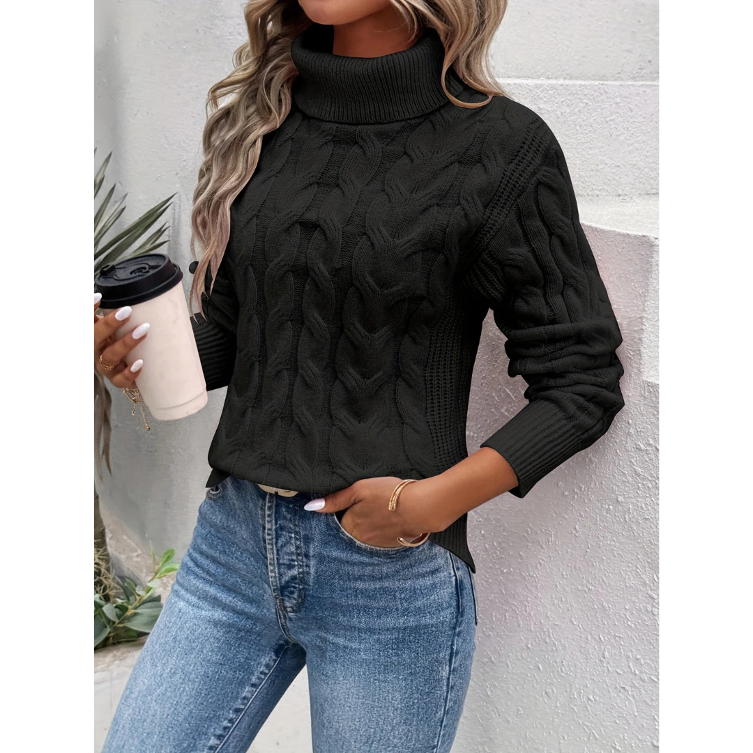 ModeGeist | Klassischer Eleganter Rollkragenpullover
