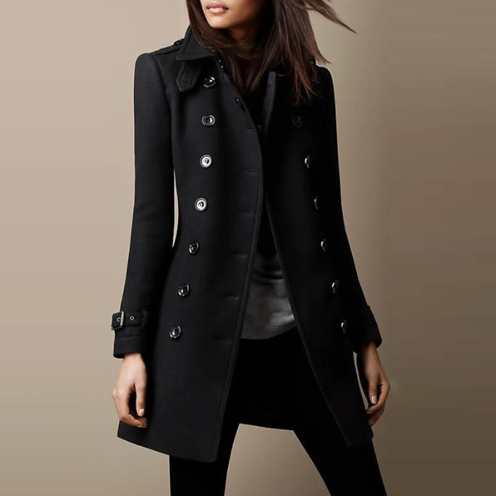 ModeGeist | Doppelreihiger Damen-Trenchcoat