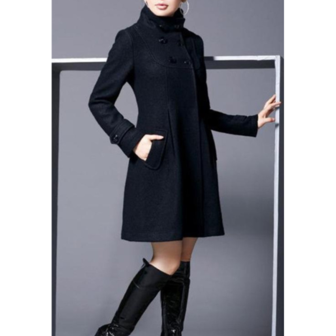 ModeGeist | Eleganter Winterkapuzenmantel für Damen