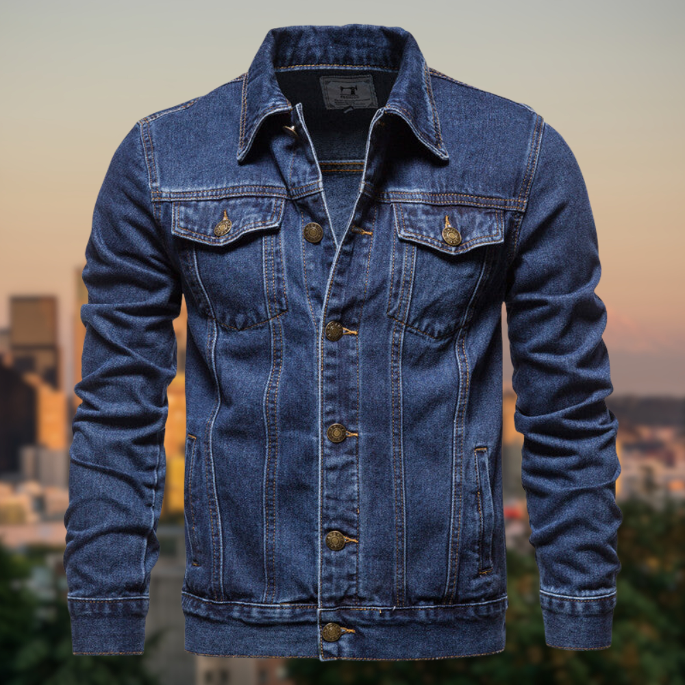 ModeGeist | Jeansjacke mit Klassischem Design