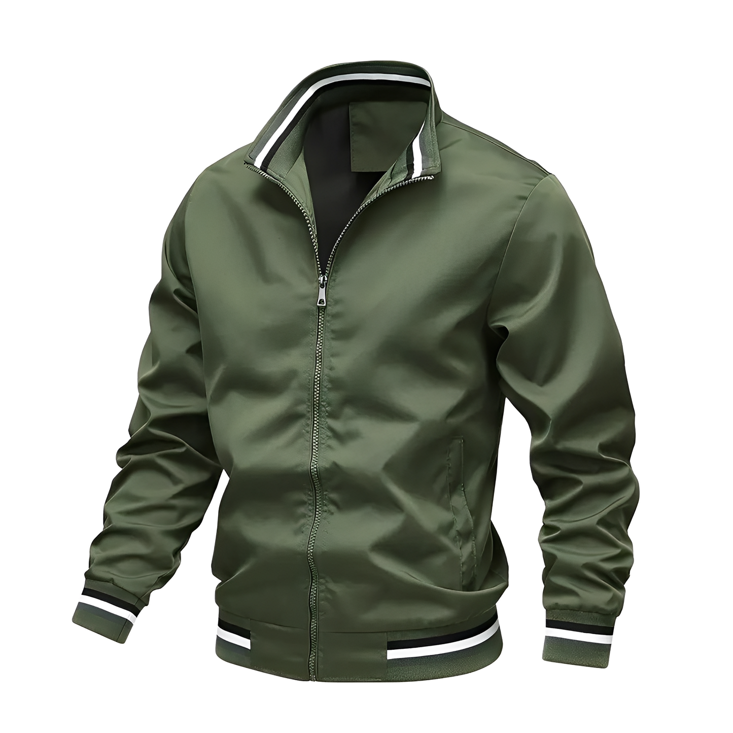 ModeGeist | Casual Bomberjacke mit Streifen für Herren